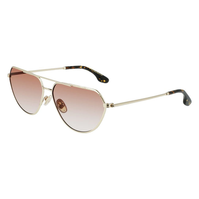 Victoria Beckham Gold Metal Sunglasses Victoria Beckham