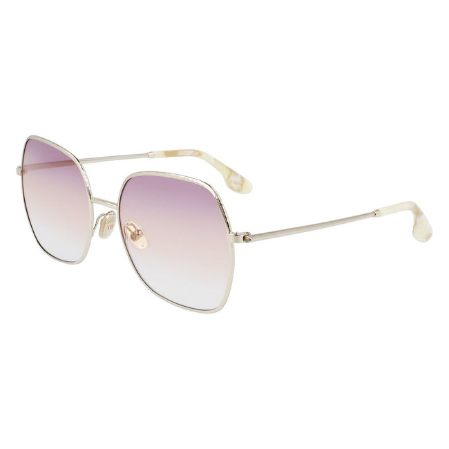 Victoria Beckham Gold Metal Sunglasses Victoria Beckham