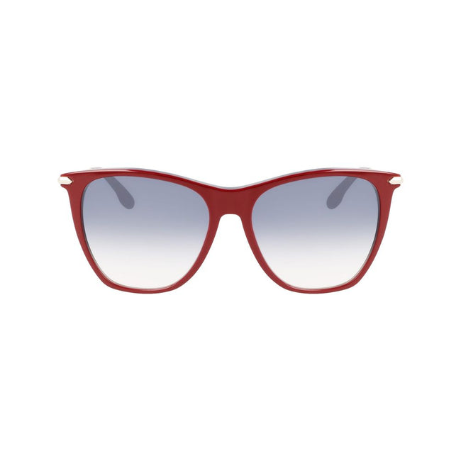 Victoria Beckham Burgundy Acetate Sunglasses Victoria Beckham