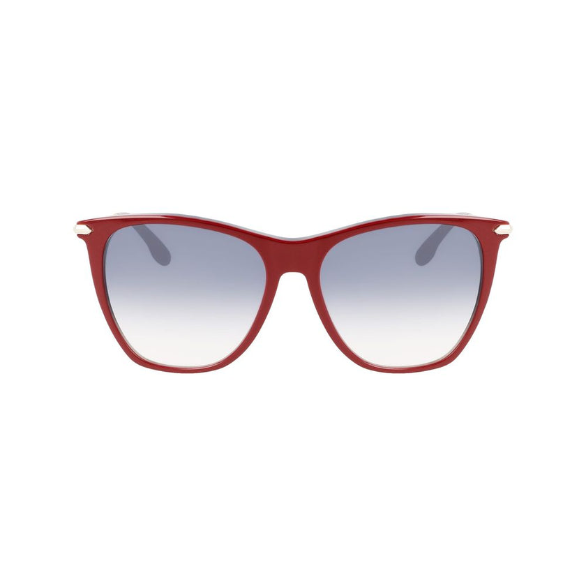 Victoria Beckham Burgundy Acetate Sunglasses Victoria Beckham