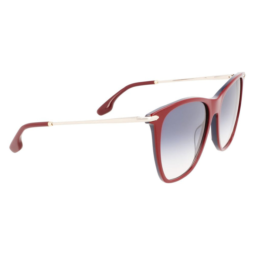 Victoria Beckham Burgundy Acetate Sunglasses Victoria Beckham