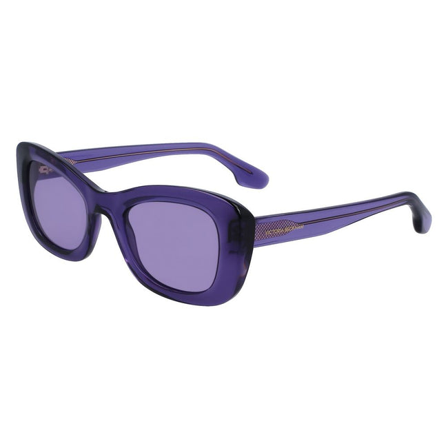 Victoria Beckham Gray Acetate Sunglasses Victoria Beckham