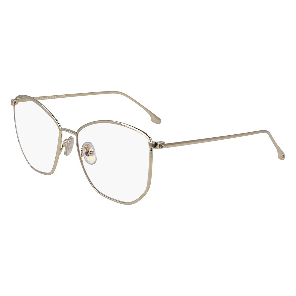 Victoria Beckham Gold Metal Glasses (Frames) Victoria Beckham