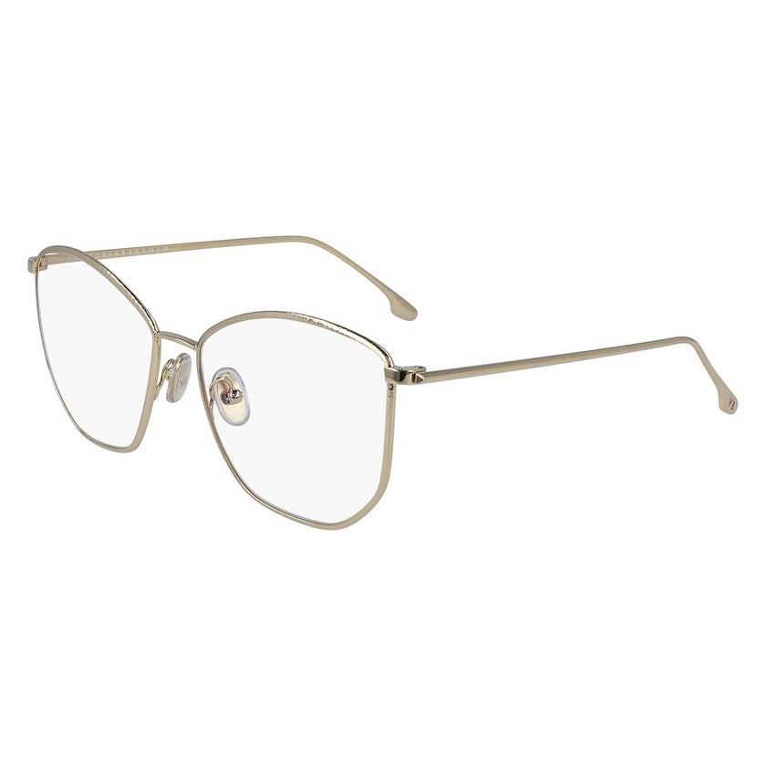 Victoria Beckham Gold Metal Glasses (Frames) Victoria Beckham