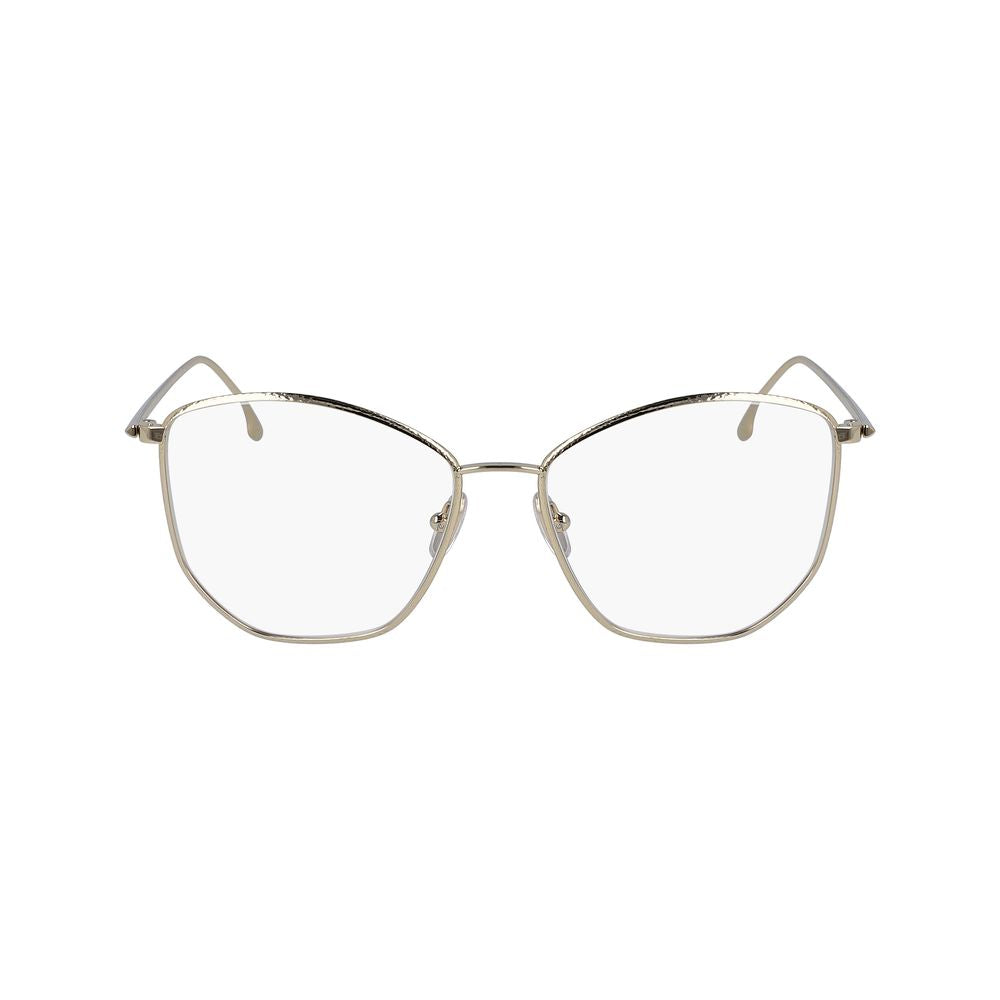 Victoria Beckham Gold Metal Glasses (Frames) Victoria Beckham