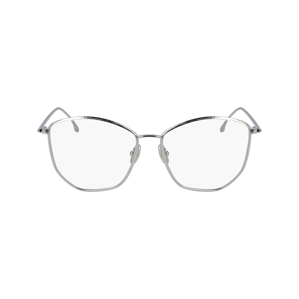 Victoria Beckham Gray Metal Glasses (Frames) Victoria Beckham
