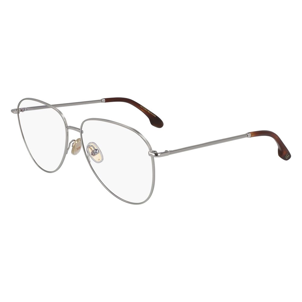 Victoria Beckham Gray Metal Glasses (Frames) Victoria Beckham