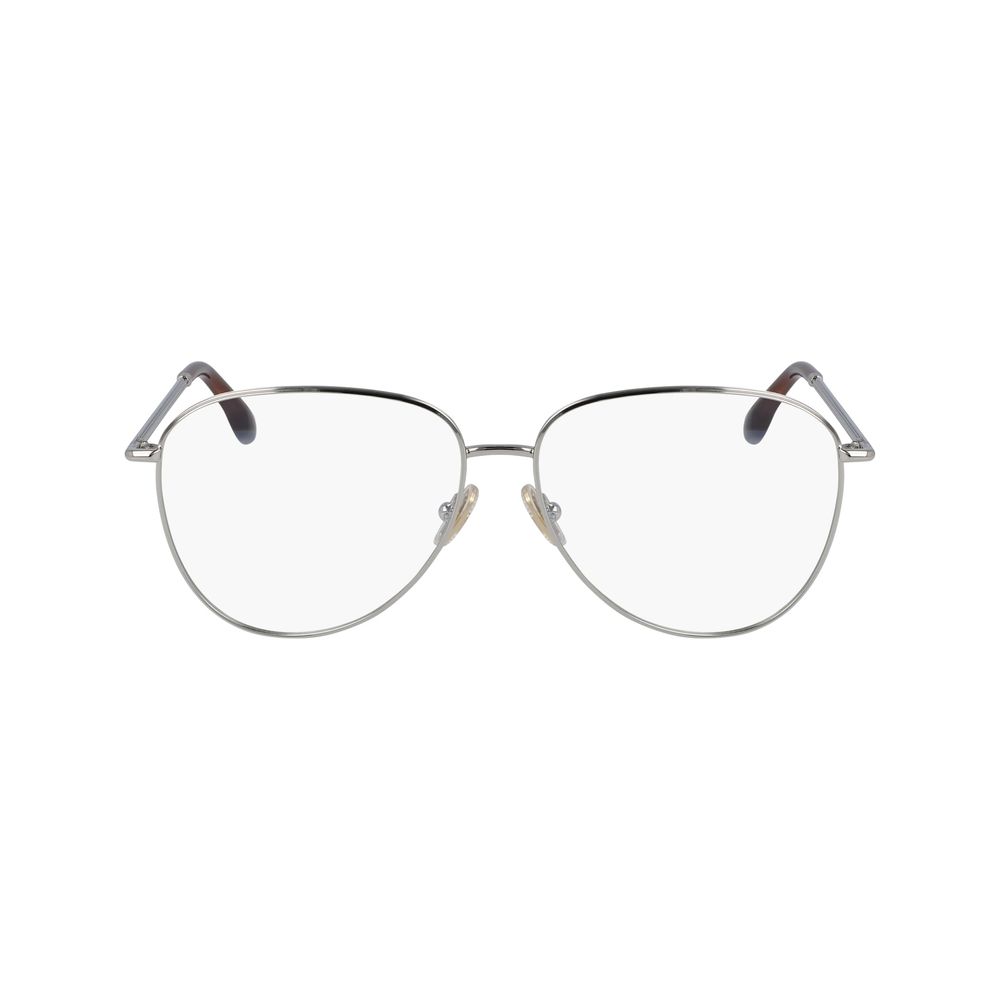 Victoria Beckham Gray Metal Glasses (Frames) Victoria Beckham