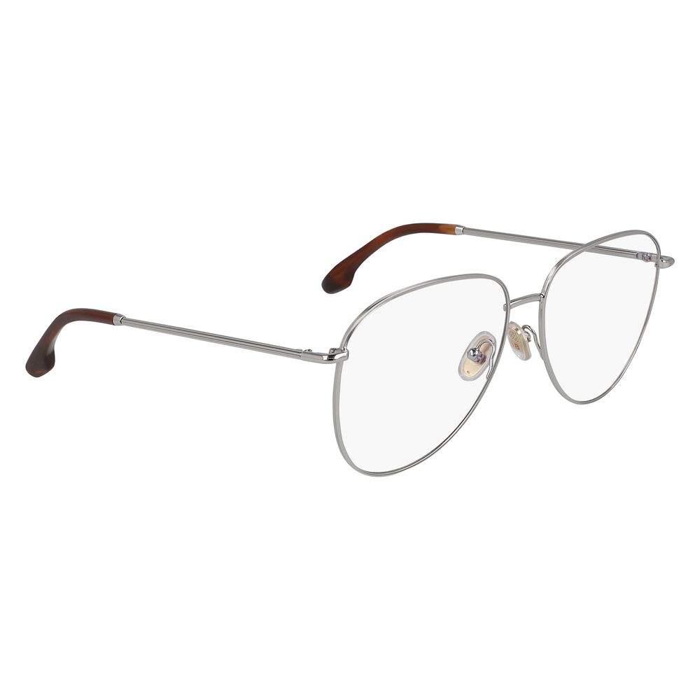Victoria Beckham Gray Metal Glasses (Frames) Victoria Beckham