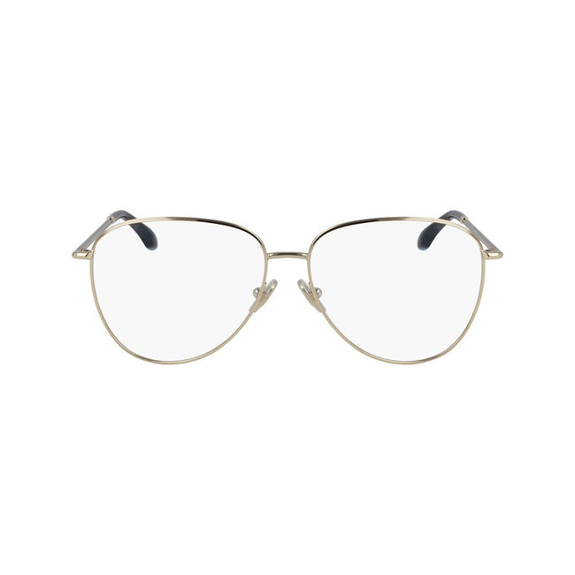 Victoria Beckham Gold Metal Glasses (Frames) Victoria Beckham