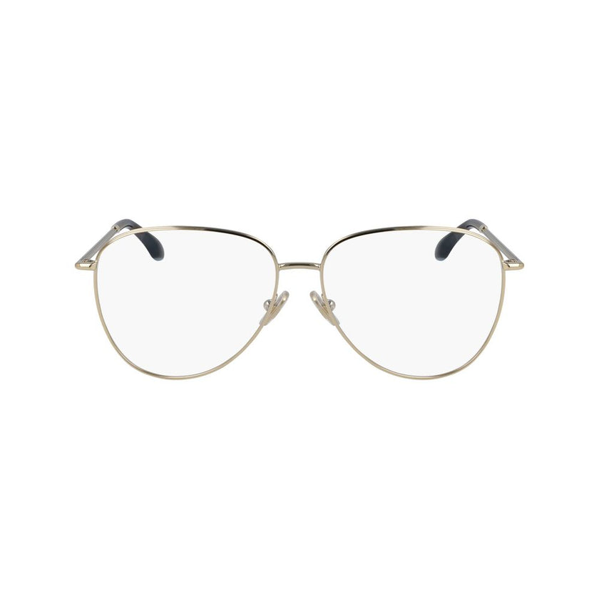 Victoria Beckham Gold Metal Glasses (Frames) Victoria Beckham