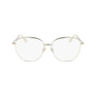 Victoria Beckham Gold Metal Glasses (Frames) Victoria Beckham