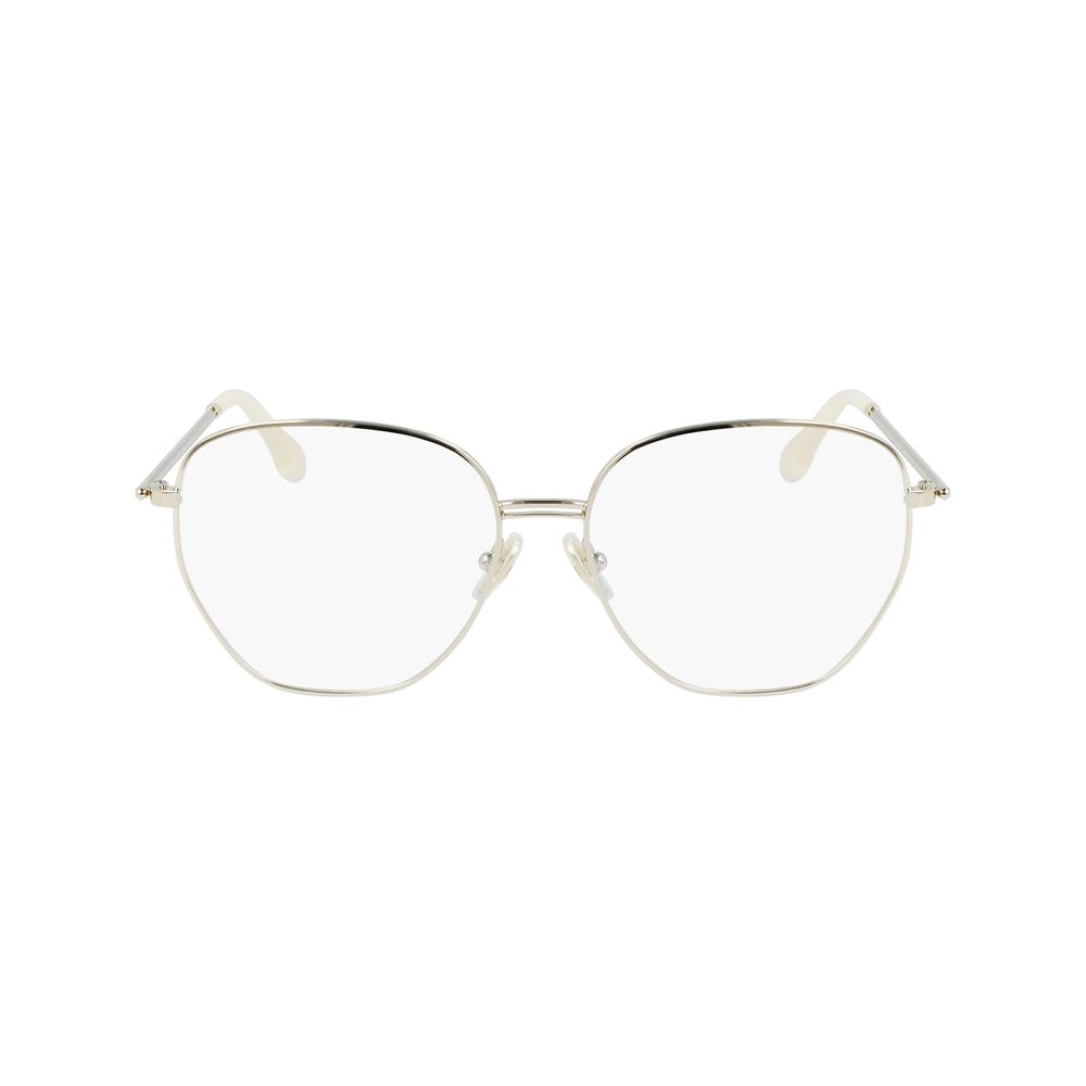 Victoria Beckham Gold Metal Glasses (Frames) Victoria Beckham