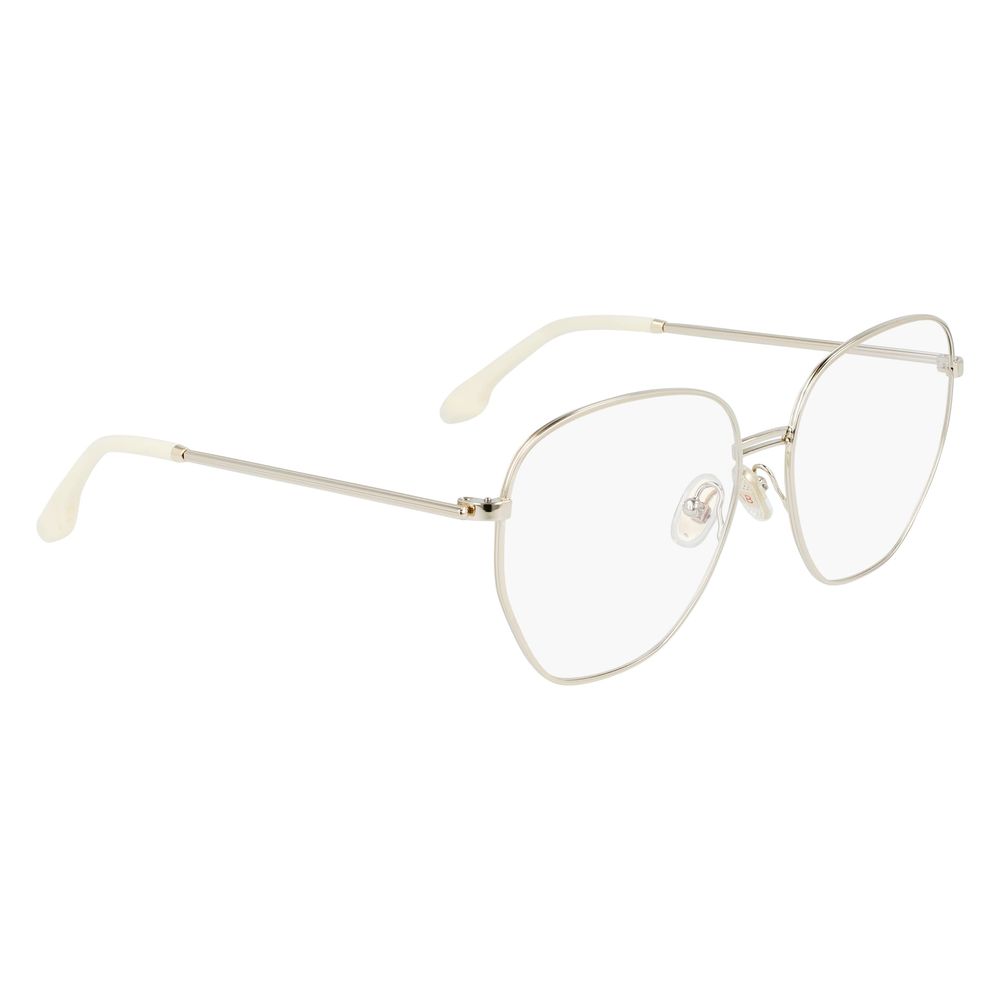 Victoria Beckham Gold Metal Glasses (Frames) Victoria Beckham