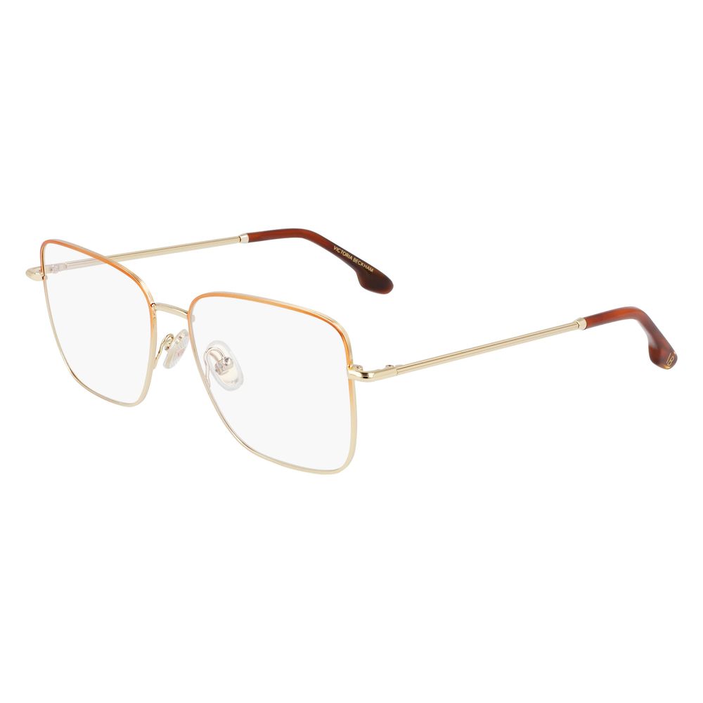 Victoria Beckham Brown Metal Glasses (Frames) Victoria Beckham
