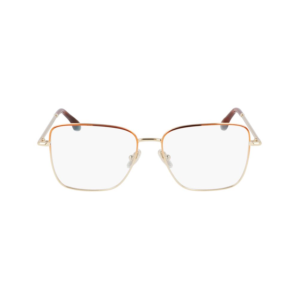 Victoria Beckham Brown Metal Glasses (Frames) Victoria Beckham