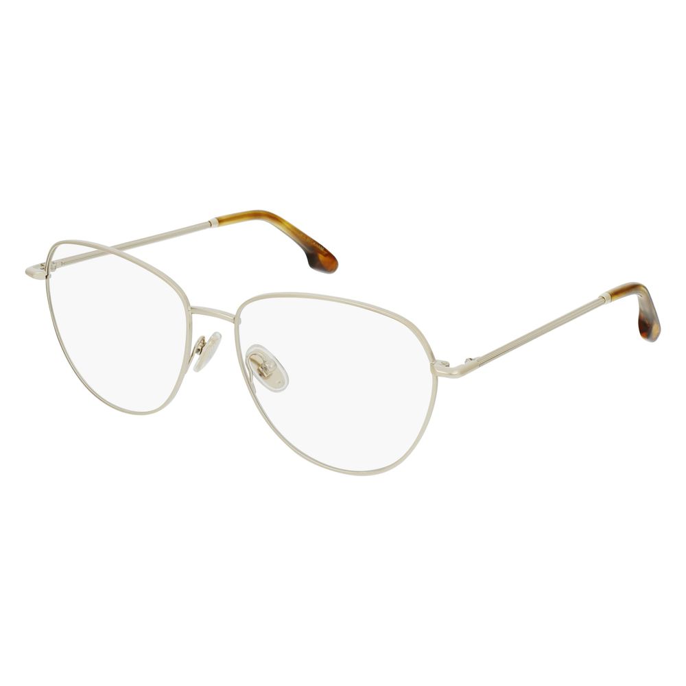 Victoria Beckham Gold Metal Glasses (Frames) Victoria Beckham