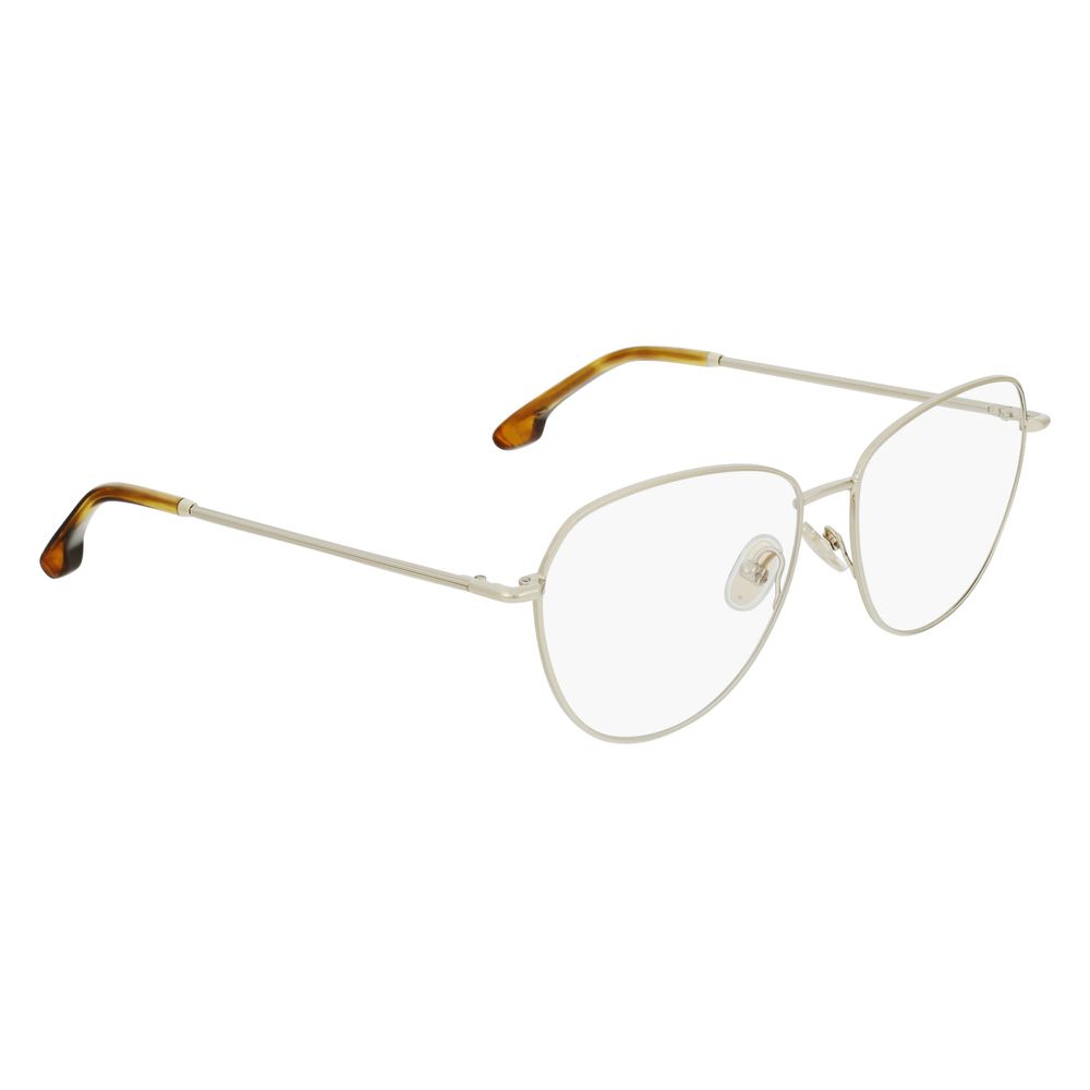 Victoria Beckham Gold Metal Glasses (Frames) Victoria Beckham