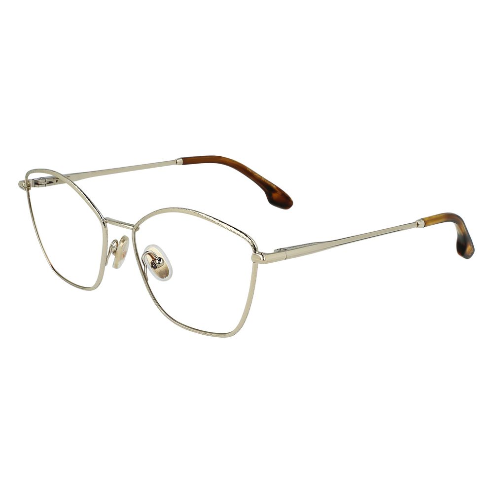 Victoria Beckham Gold Metal Glasses (Frames) Victoria Beckham