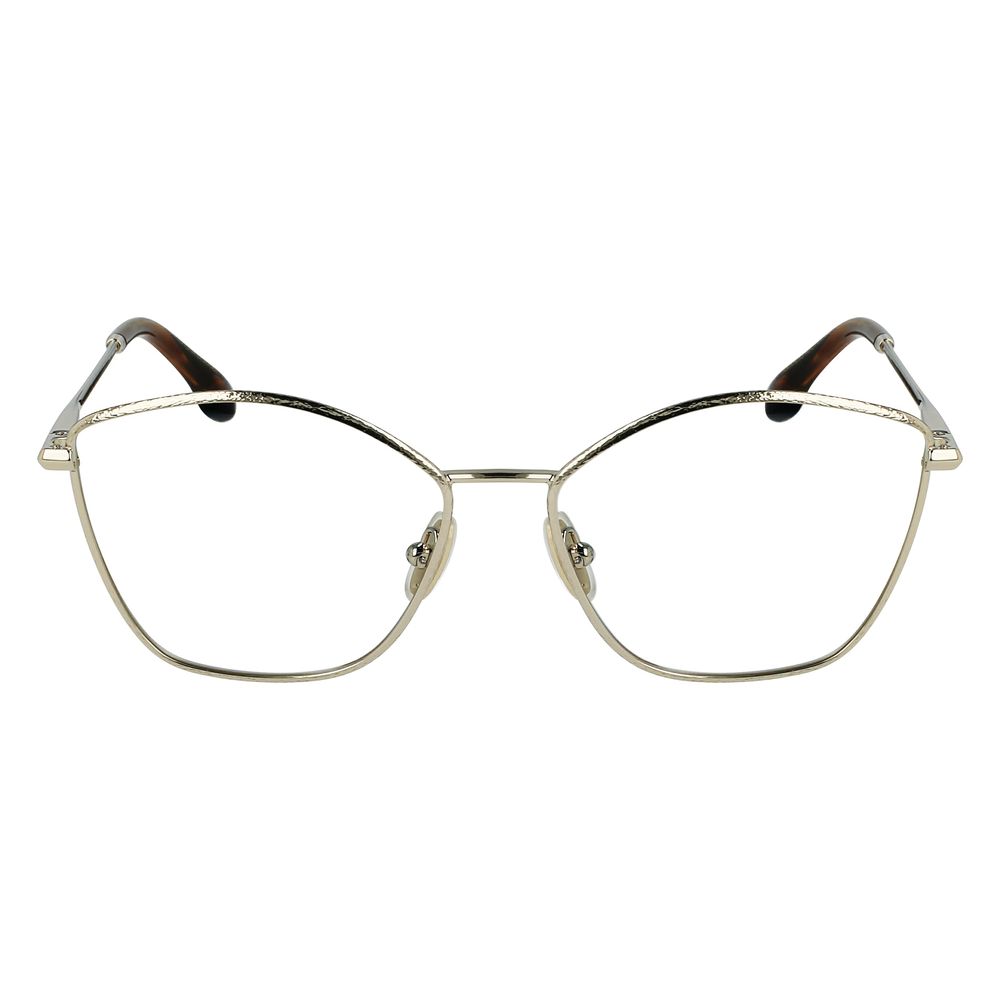 Victoria Beckham Gold Metal Glasses (Frames) Victoria Beckham