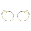 Victoria Beckham Gold Metal Glasses (Frames) Victoria Beckham