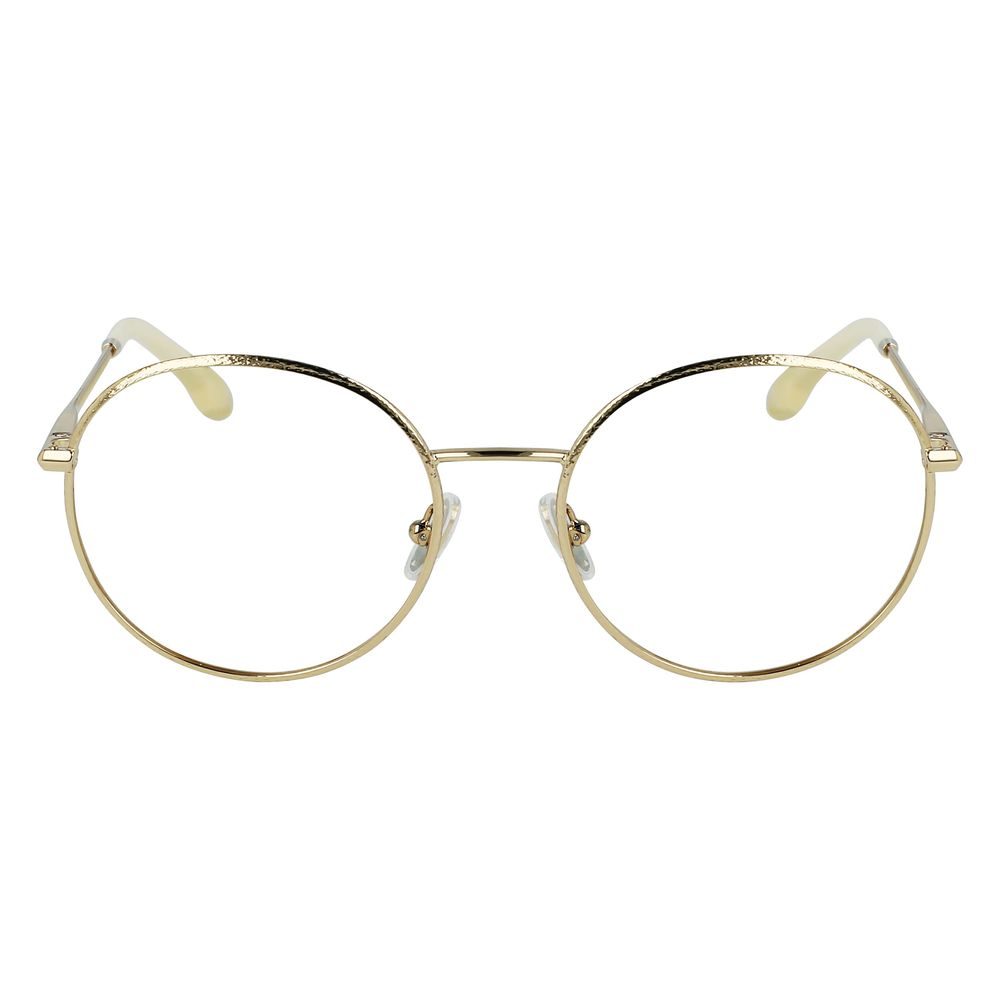 Victoria Beckham Gold Metal Glasses (Frames) Victoria Beckham