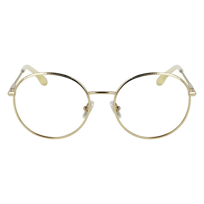 Victoria Beckham Gold Metal Glasses (Frames) Victoria Beckham