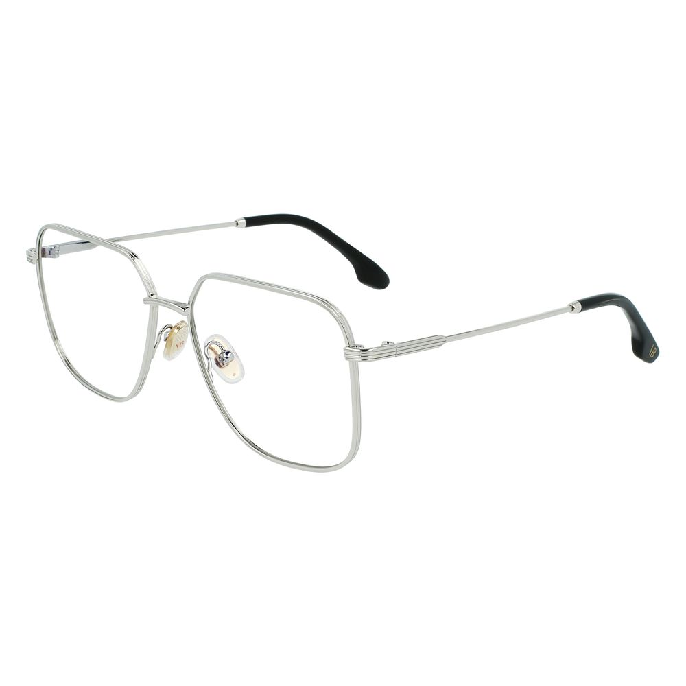 Victoria Beckham Gray Metal Glasses (Frames) Victoria Beckham