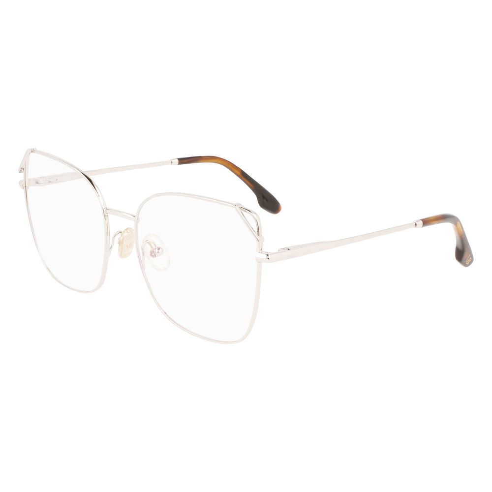 Victoria Beckham Gray Metal Glasses (Frames) Victoria Beckham