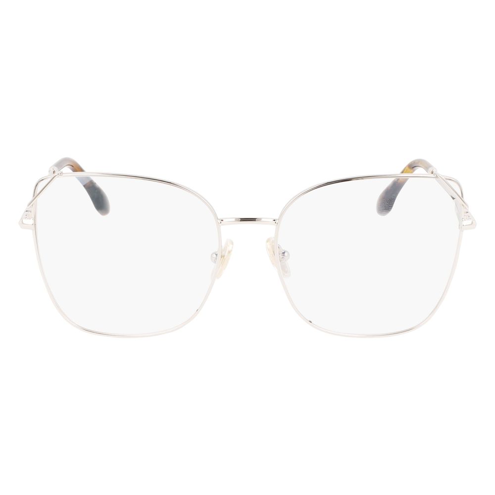 Victoria Beckham Gray Metal Glasses (Frames) Victoria Beckham