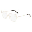 Victoria Beckham Gold Metal Glasses (Frames) Victoria Beckham