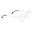 Victoria Beckham Gold Metal Glasses (Frames) Victoria Beckham