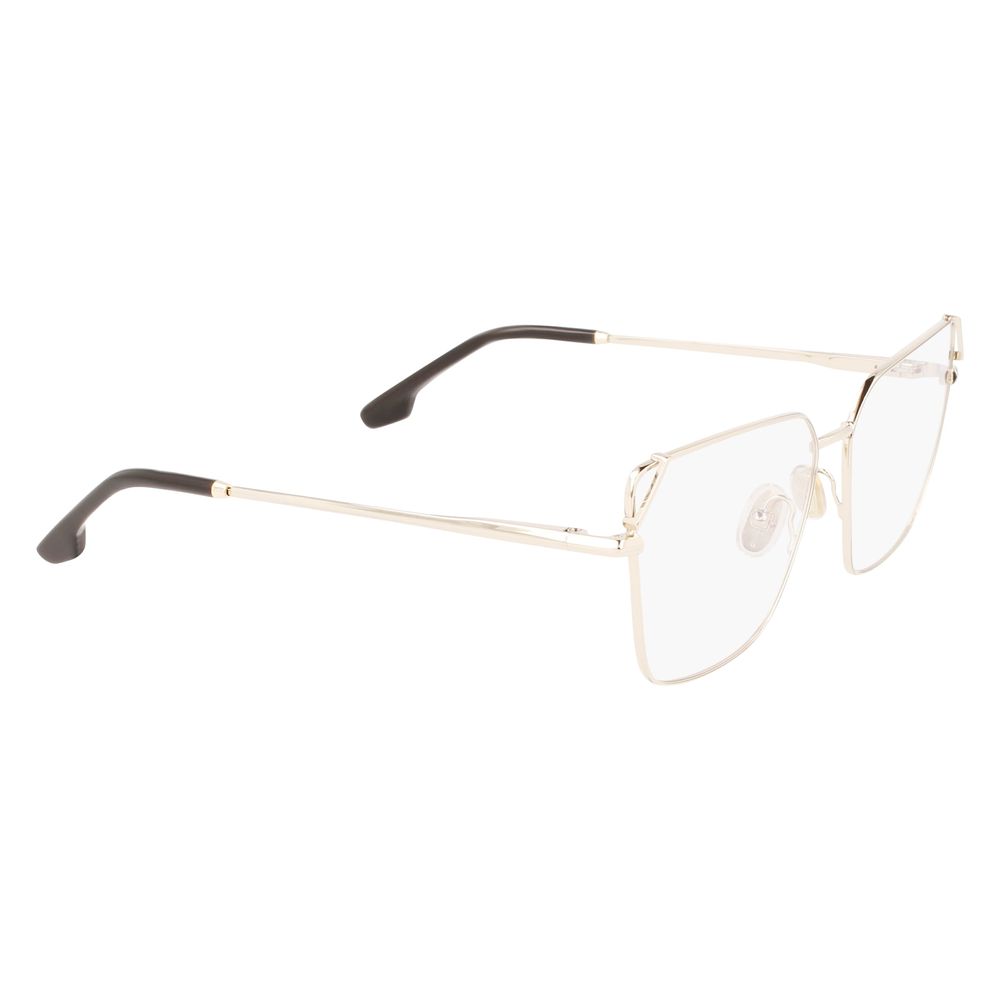 Victoria Beckham Gold Metal Glasses (Frames) Victoria Beckham