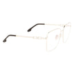 Victoria Beckham Gold Metal Glasses (Frames) Victoria Beckham