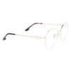 Victoria Beckham Gray Metal Glasses (Frames) Victoria Beckham