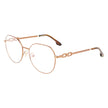 Victoria Beckham Brown Metal Glasses (Frames) Victoria Beckham