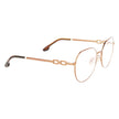 Victoria Beckham Brown Metal Glasses (Frames) Victoria Beckham