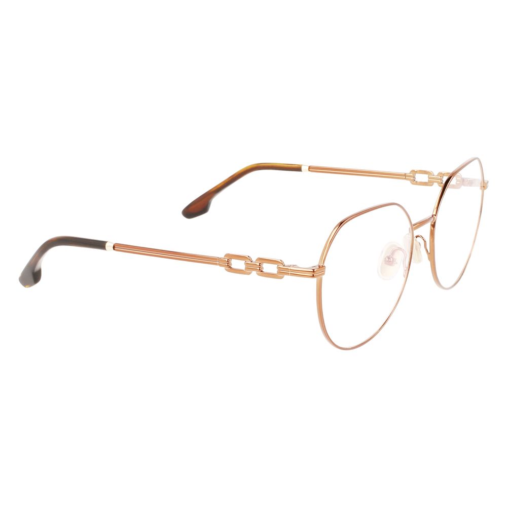 Victoria Beckham Brown Metal Glasses (Frames) Victoria Beckham