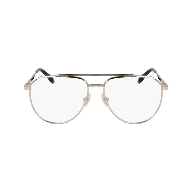 Victoria Beckham Gold Metal Glasses (Frames) Victoria Beckham