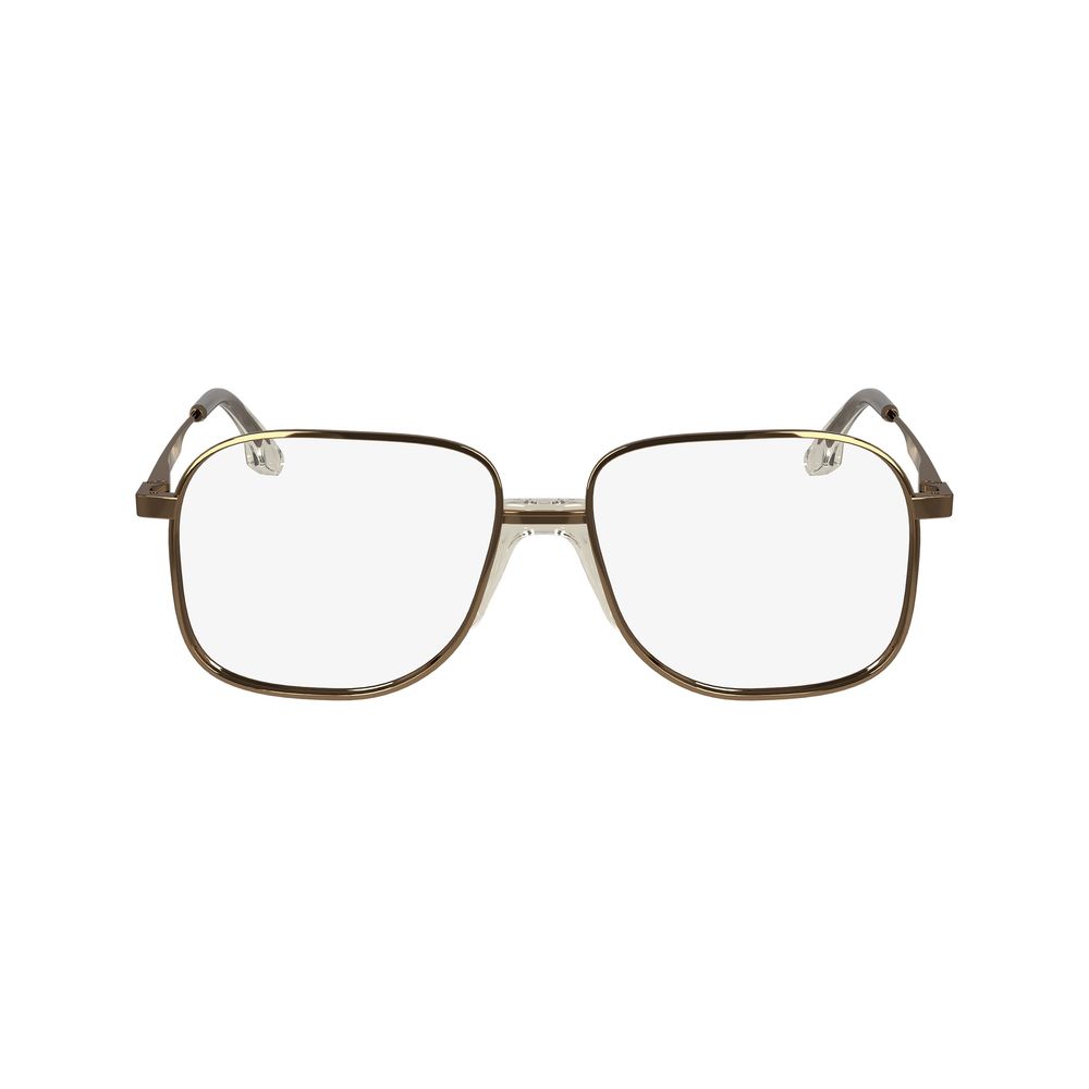 Victoria Beckham Gold Metal Glasses (Frames) Victoria Beckham