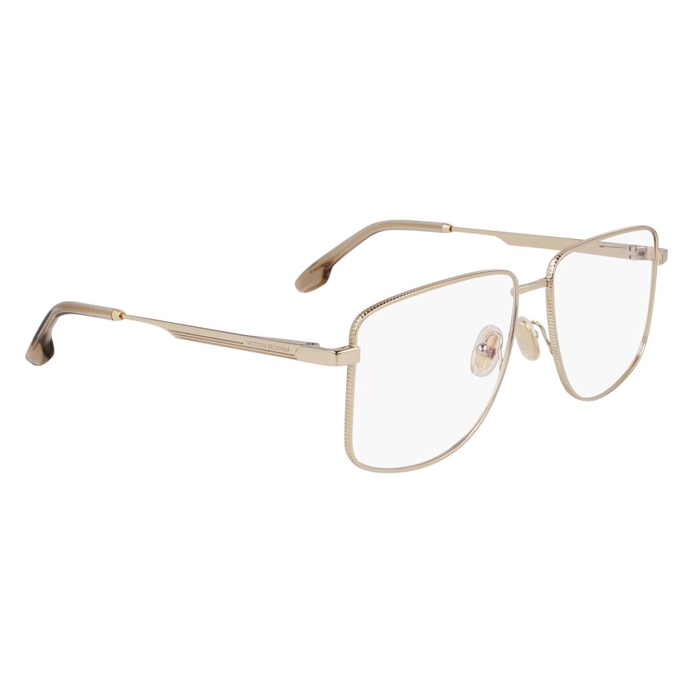 Victoria Beckham Gold Metal Glasses (Frames) Victoria Beckham