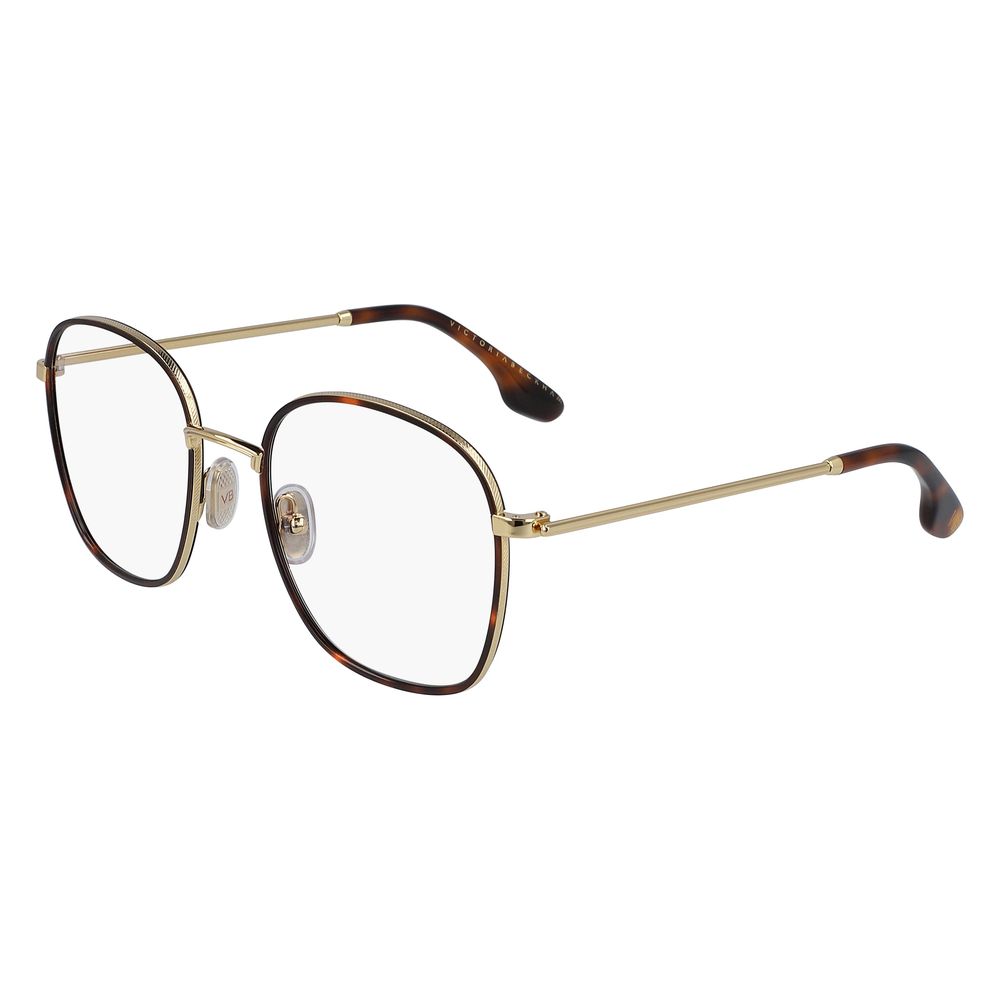Victoria Beckham Brown Metal Glasses (Frames) Victoria Beckham