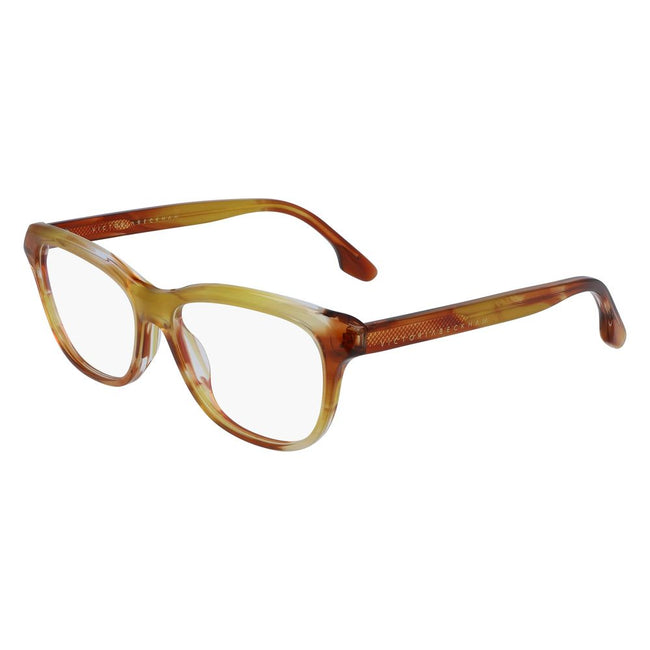 Victoria Beckham Gold Acetate Glasses (Frames) Victoria Beckham
