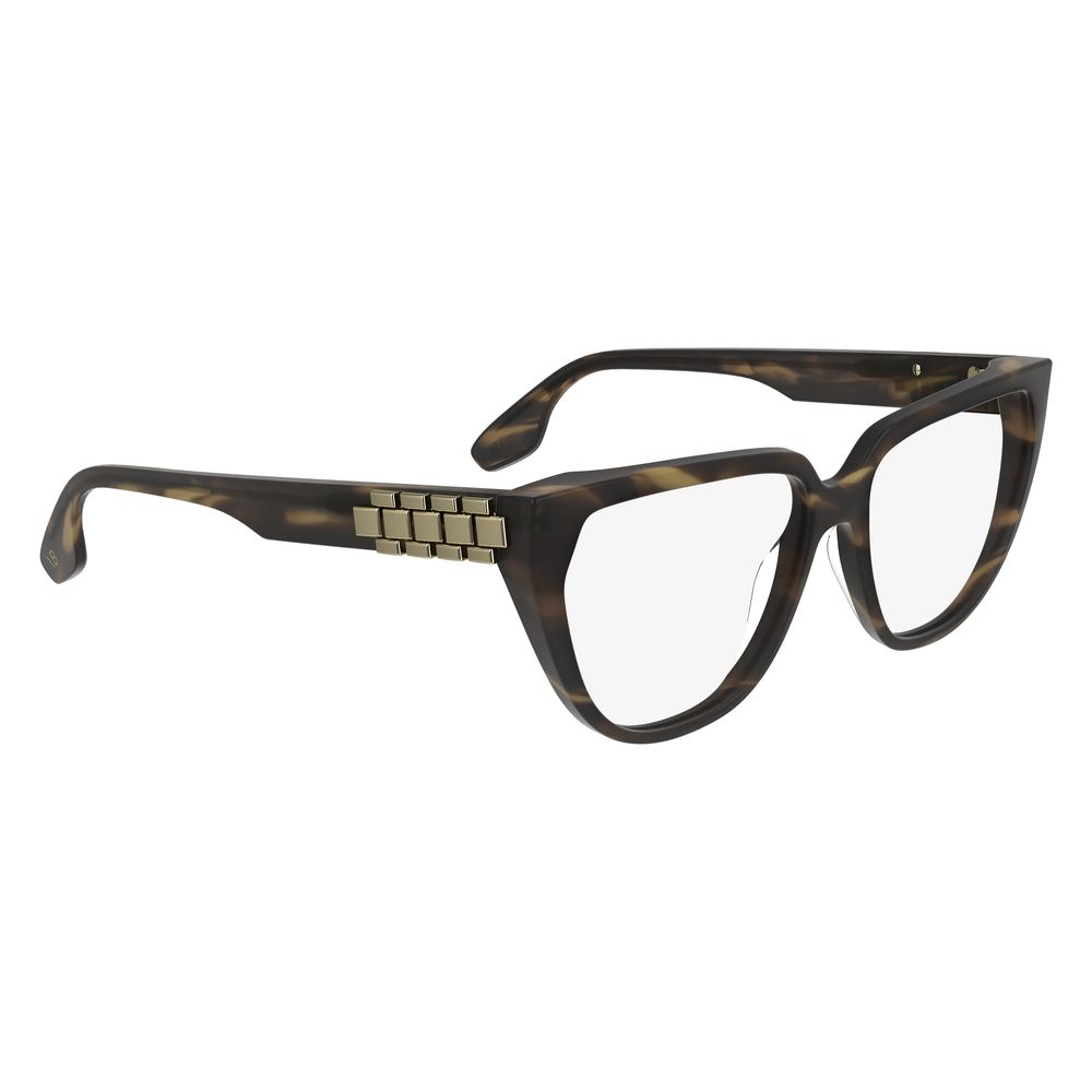Victoria Beckham Brown Acetate Glasses (Frames) Victoria Beckham