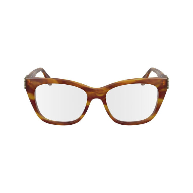 Victoria Beckham Brown Acetate Glasses (Frames) Victoria Beckham