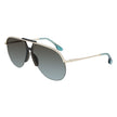 Victoria Beckham Gold Metal Sunglasses Victoria Beckham