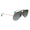 Victoria Beckham Gold Metal Sunglasses Victoria Beckham