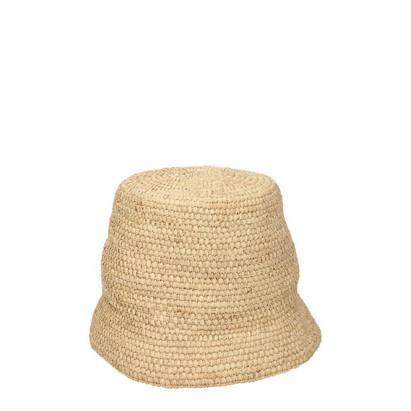 Jacquemus Beige Raffia Bucket Hat Jacquemus