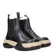 Lanvin Black Leather Ankle Boots Lanvin