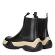 Lanvin Black Leather Ankle Boots Lanvin